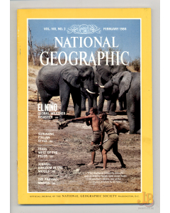 Vintage NATIONAL GEOGRAPHIC Magazine Vol.165 No. 2 February 1984