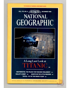Vintage NATIONAL GEOGRAPHIC Magazine Vol.170 No. 6 December 1986 with SUPPLEMENT