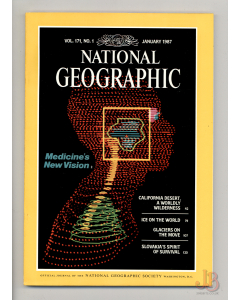 Vintage NATIONAL GEOGRAPHIC Magazine Vol.171 No. 1 January 1987