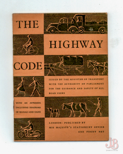 Vintage THE HIGHWAY CODE booklet - 1946