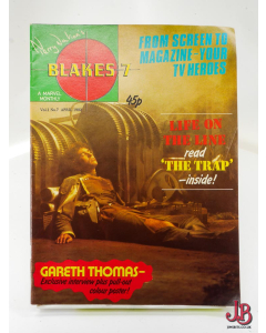 Terry Nation's Blakes 7  Marvel Monthly comic magazine vol 1 no 7 April 1982  Avon Blake poster
