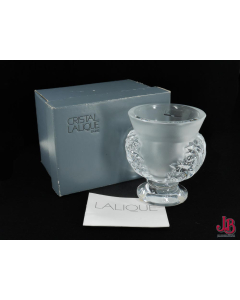 Lalique St Cloud Vase - Saint Cloud acanthus leaf urn - Boxed