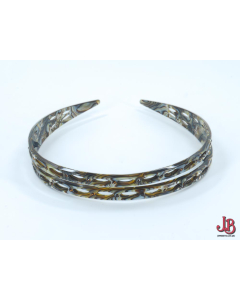 Alexandre de Paris - Classic Onyx head band with sparkles