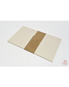 Vintage Adana Letterpress "Plain White" / pale cream Post Card Stock 220gsm
