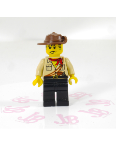 Lego minifigure adv010 Johnny Thunder (Desert)