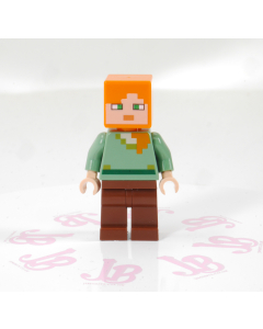 Lego minifigure min017 Minecraft Alex
