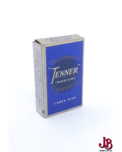 An old empty Churchmans Tenner cigarette box / packet / pack