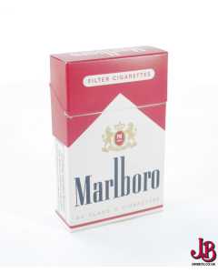 An old empty Marlboro cigarette box / packet / pack