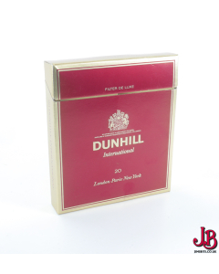 A vintage Dunhill International 20 empty cigarette box / packet  - card paper 

