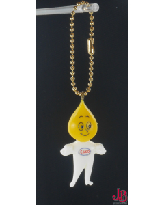 Esso Oil drop Man keyring vintage key ring Mods 1960s Rockers Automobilia