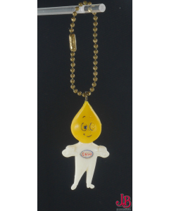 Esso Oil drop Man keyring vintage key ring Mods 1960s Rockers Automobilia - used