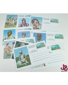 10 Prepaid 7c 1976 postcards / iposo-khadi - former state Transkei South Africa