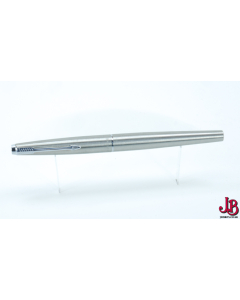 Vintage Parker Pen QL fountain / cartridge Pen - Brushed Steel 

