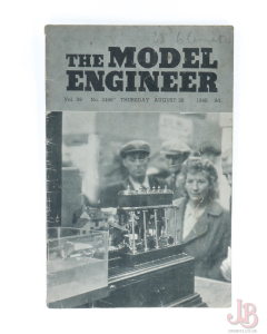 Vintage copy of the Model Engineer - Vol 99 - No. 2466 - 26 August - 1948
