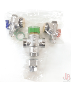 Resideo Braukmann TM200VP 3/4 AC 15mm Thermostatic mixing Valve + filters