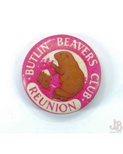 1960's vintage pin badge - Butlin Beavers Club Reunion