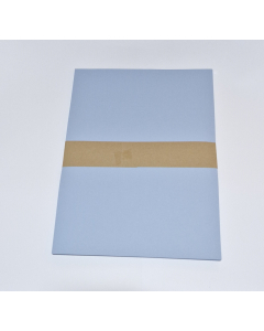 Conqueror Sky Blue Laid Watermarked A4 paper pack 10 sheets