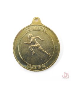 Smiths Commemoration Of Olympic Games 1896 1984 Medal -100 METRES PARIS 1924