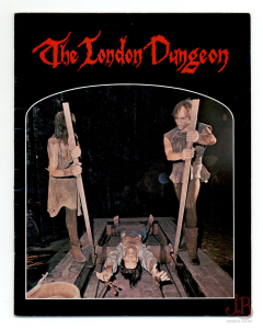 Vintage copy of the original The London Dungeon souvenir guide from the 1980's