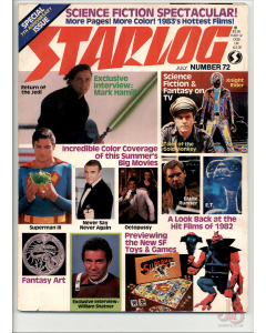 Vintage copy of  Starlog Magazine Special 7th Aniversary Issue - No 72