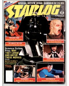 Vintage copy of Starlog Magazine #76 November 1983
