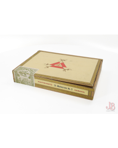 Vintage Wooden Cigar Box - 25 Montecristo No.3 Habana