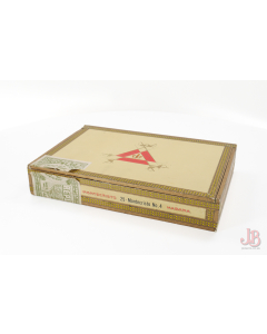 Vintage Wooden Cigar Box - 25 Montecristo No.4 Habana