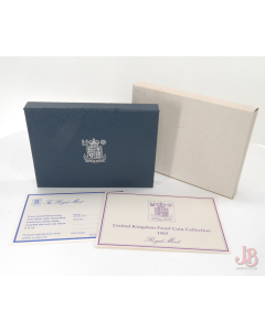 1983 Royal Mint - United Kingdom Proof Coin Collection - Blue - COA and Outer