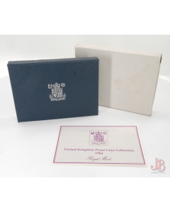 1984 Royal Mint - United Kingdom Proof Coin Collection - Blue - COA and Outer
