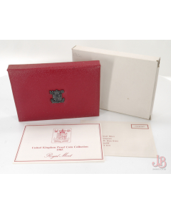1985 Royal Mint - United Kingdom Proof Coin Collection - Deluxe Red - COA Outer
