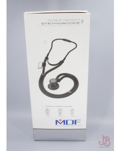 MDF Sprague Rappaport Stethoscope - MDF767 Adult All Black - sealed - MDF767BO