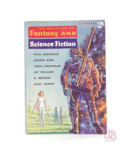 Vintage  The Magazine of Fantasy And Science Fiction - Sept 1961 British Edition