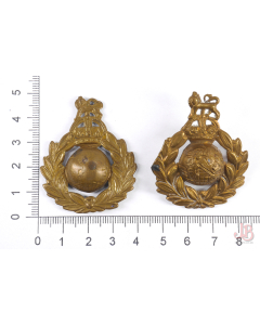 Vintage Original - British Royal Marine Commando Cap badges x 2