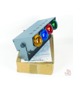  Vintage 1980's Realistic Tandy Disco Lights Model 42-7152 - Chasing - 4 Colour