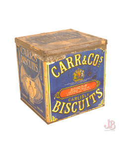 Vintage Large Display Counter Shop Carrs Carlisle Biscuit tin - Boudoir - 1950's