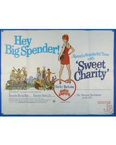 Vintage Film Movie poster, Shirley Maclaine, Sammy Davis Jr - Sweet Charity 1969