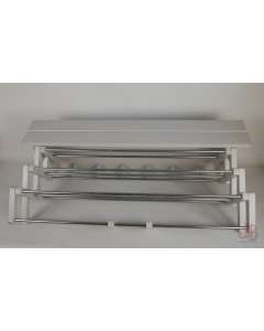 Extending Wall mounted Wooden clothes dryer rack - pegs - Used - Garden Trading