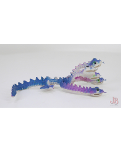 Vintage 1970/1980s - 5 headed Hydra Monster Bendy Toy Dragon - Made in Hong Kong