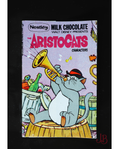1970 Vintage Nestle's - Aristocats - Milk Chocolate Wrapper - Scat Cat
