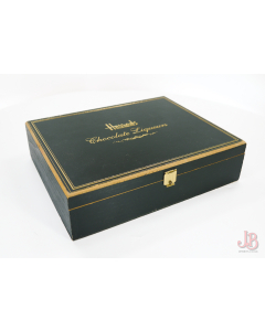 Vintage wooden Harrods of Knightsbridge empty Chocolate Liqueurs Box 1990's

