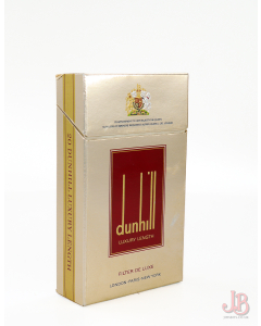 A vintage Dunhill Luxury Length 20 empty cigarette box / packet  - card paper 

