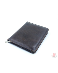 Vintage 1980s leather notebook stamp pen calendar holder folder wallet organiser