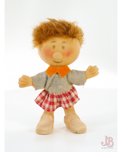 Vintage 1970's flocked figurine / toy of Magic Roundabout 's Florence.