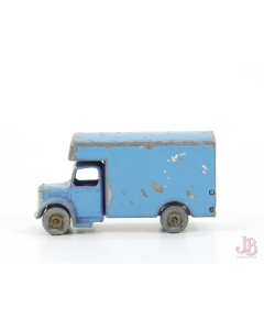MATCHBOX LESNEY - BEDFORD REMOVALS VAN17a - 1955 - blue silver metal wheels