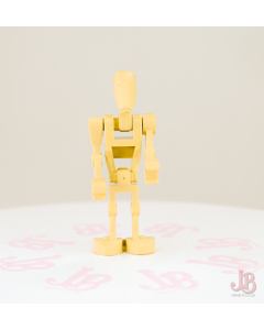 Lego minifigure sw0001b Battle Droid - Tan, Angled Arms