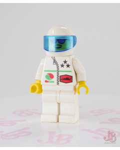 Lego minifigure oct038 Octan - Stars, White Legs, Helmet, Trans-Dark Blue Visor