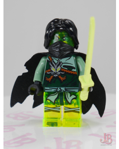 Lego minifigure njo0163 njo163 Morro - Possession, Black Tattered Cape - Ninjago
