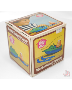 Vintage empty Weeble Cabin Cruiser Box - 1973 Airfix Plastics - 53152-4