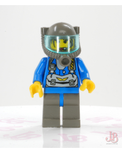 Lego minifigure rck009 Jet - Trans-Light Blue Visor