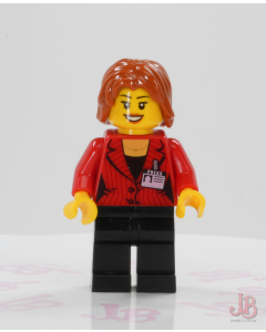 Lego minifigure cty0510 Press Woman / Reporter - Town / City